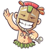 Tribal Masquerade WhatsApp Sticker #5