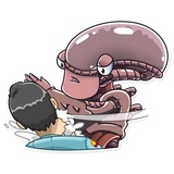 AI the Alien WhatsApp Sticker #12