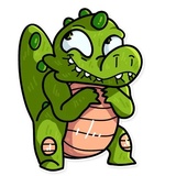 Alligator Harold WhatsApp Sticker #15