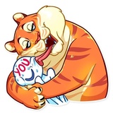 Amur Tiger WhatsApp Sticker #18