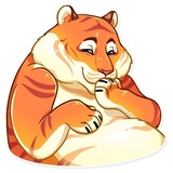 Amur Tiger WhatsApp Sticker #8