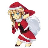 Anime Santa WhatsApp Sticker #20