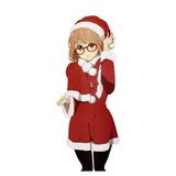 Anime Santa WhatsApp Sticker #9