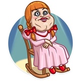 Annabelle WhatsApp Sticker #10
