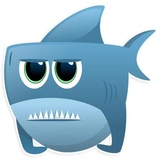 AntiLand Shark WhatsApp Sticker #11