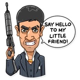 Tony Montana WhatsApp Sticker #7
