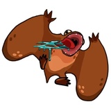 Ammy the Anurognathus WhatsApp Sticker #13