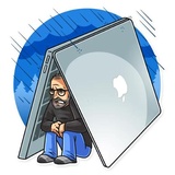 Steve Jobs WhatsApp Sticker #11