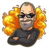 Steve Jobs WhatsApp Sticker #19