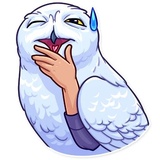 Birds With Arms WhatsApp Sticker #30