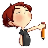 Pierre de Penciliere WhatsApp Sticker #7