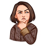 Arya Stark WhatsApp Sticker #11