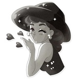 Audrey Glamour WhatsApp Sticker #2