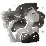 Audrey Glamour WhatsApp Sticker #5