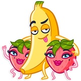 Banana WhatsApp Sticker #7