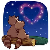 Bandit Raccoon WhatsApp Sticker #29