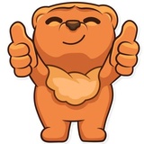 Honey Bear WhatsApp Sticker #3