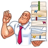 Bodybuilder WhatsApp Sticker #6