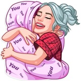 Billie Eilish WhatsApp Sticker #12