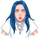 Billie Eilish WhatsApp Sticker #4