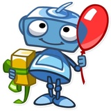Robo Blues WhatsApp Sticker #14