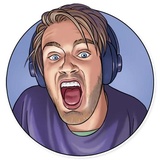 PewDiePie WhatsApp Sticker #29