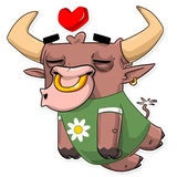 Ringo the Bull WhatsApp Sticker #2