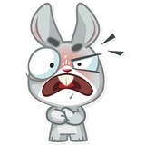 Boo the Bunny WhatsApp Sticker #17