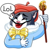 Catvador Dali WhatsApp Sticker pack