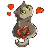 Cat it! WhatsApp Sticker #7
