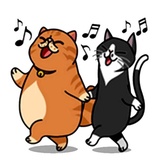 Fun Cat WhatsApp Sticker #11
