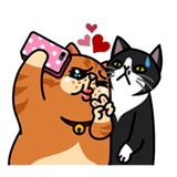 Fun Cat WhatsApp Sticker #2