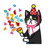Fun Cat WhatsApp Sticker #25