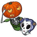 Catrina Calavera WhatsApp Sticker #9