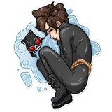 Catwoman WhatsApp Sticker #14