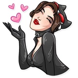 Catwoman WhatsApp Sticker #2