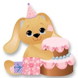 Birthday Cake and Balloons WhatsApp Sticker #19