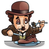 Charlie Chaplin WhatsApp Sticker #15