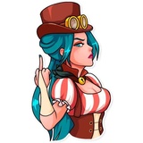 Middle Finger WhatsApp Sticker #11