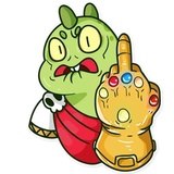 Middle Finger WhatsApp Sticker #22