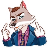 Middle Finger WhatsApp Sticker #7