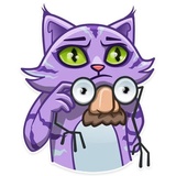 Cheshire Cat WhatsApp Sticker #19