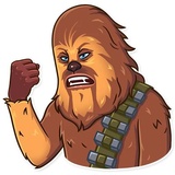 Chewbacca WhatsApp Sticker #18