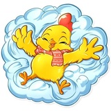 Chicken Chuu WhatsApp Sticker #10