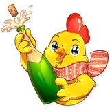 Chicken Chuu WhatsApp Sticker #23