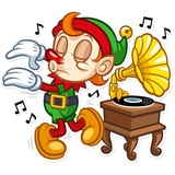 Christmas Elf WhatsApp Sticker #17