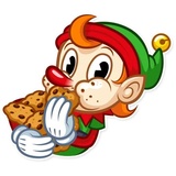Christmas Elf WhatsApp Sticker #22