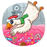 Christmas Goose WhatsApp Sticker #21