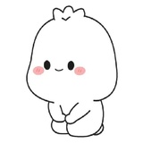 Chubby Cute WhatsApp Sticker #30