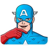 60's Captain America WhatsApp Sticker #14